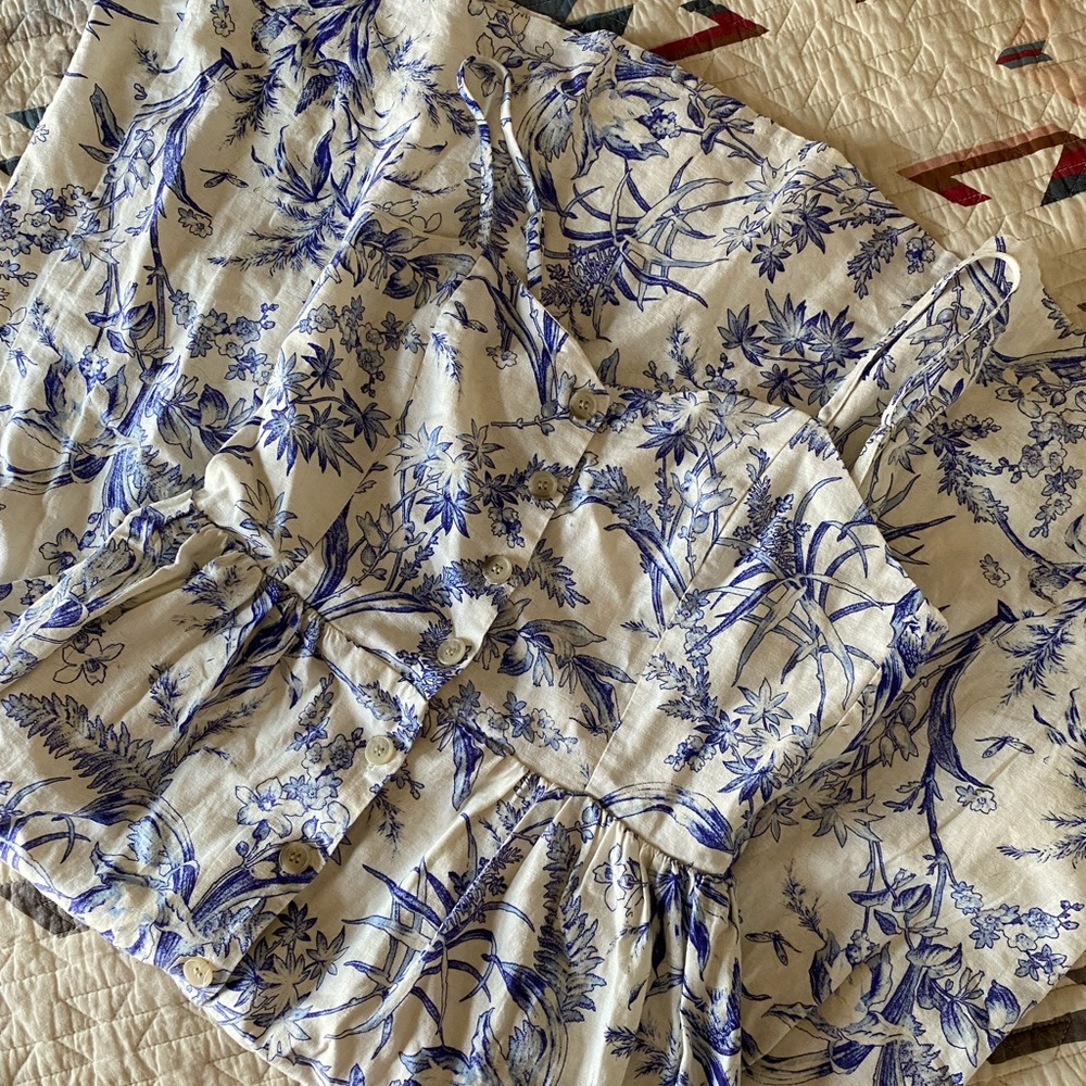 Linen Blend Dress